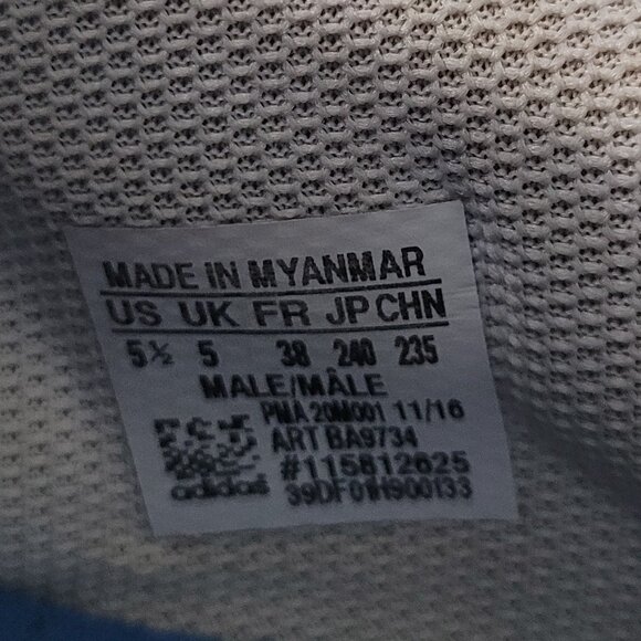 Adidas Copa 17.4 Soccer Kids Blue & White Lace Up Low Top Cleats Shoes Size 5.5 - Picture 6 of 7